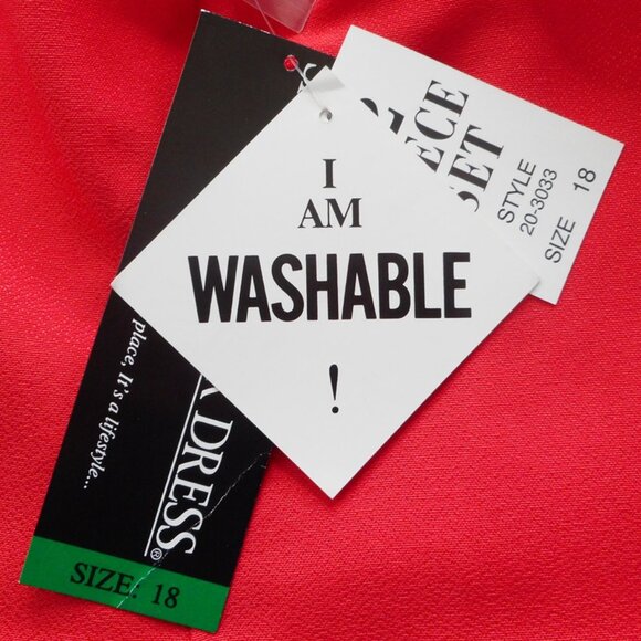 Sag Harbor Top Womens 18 Coral Polyester Sleeveless Layered Look Buttons Career - Picture 11 of 13